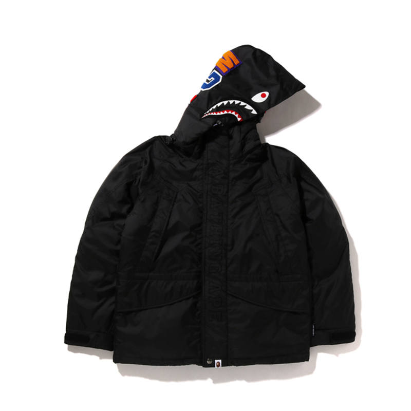 A BATHING APE Bape Shark Snowboard Down Jacket