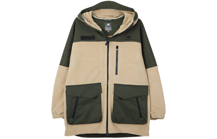 New Balance New Balance Velvet Jackets Men's Khaki Hooded Moderate