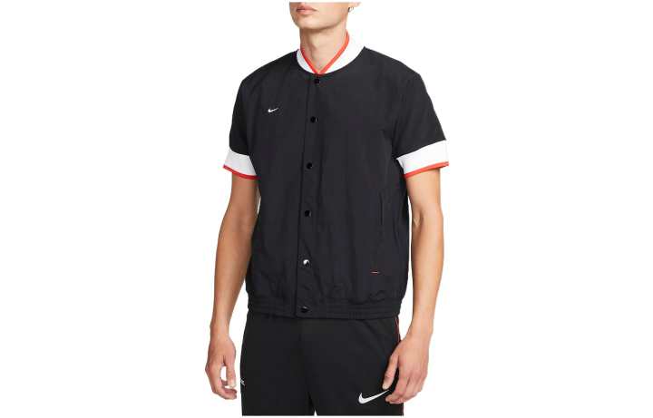 Nike Nike Baseball Jerseys Men's Black Baseball Collar Moderate Straight Fit
