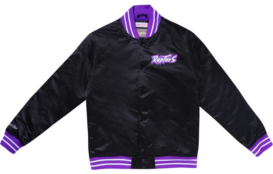 Mitchell Ness Baseball Jerseys Unisex Black Purple Baseball Collar Moderate Straight Fit