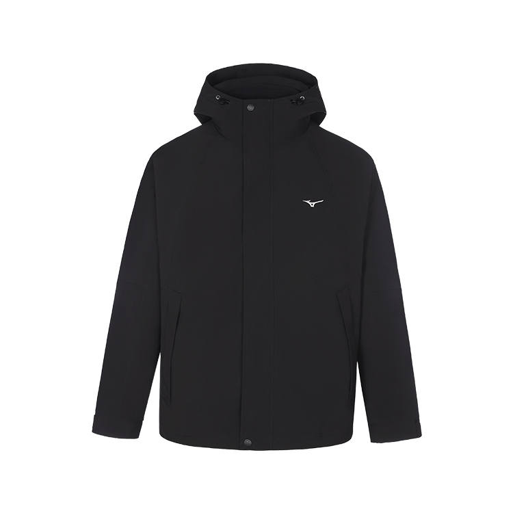 Mizuno ESSENTIAL Waterproof, Windproof, Abrasion Resistant, Thermal, Anti Static Windbreaker Jacket Unisex