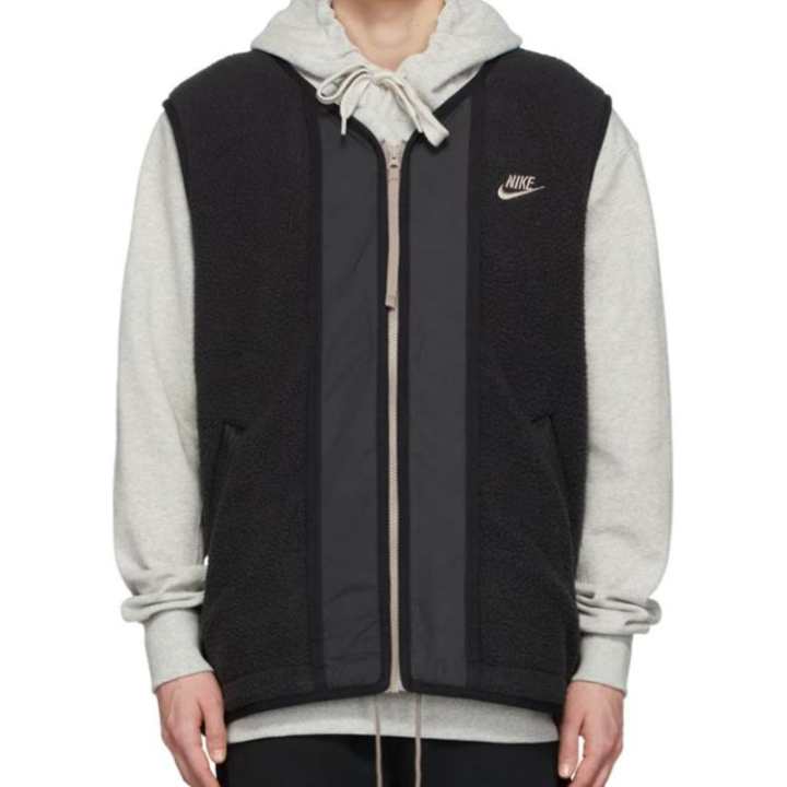 Nike Nike Vests Men's Black V Neck Moderate Other