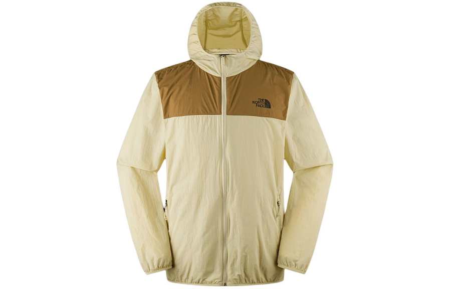 THE NORTH FACE Urban Exploration Waterproof UV Protection Sun Protection Clothing Men's Brown