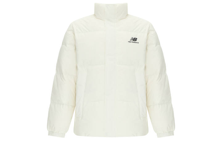 New Balance New Balance Down Jackets Men's White Stand Collar Thickened Other