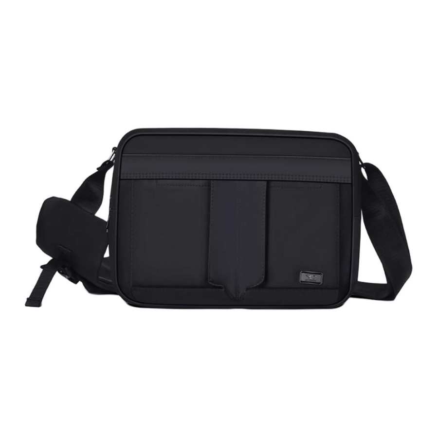 SEPTWOLVES SEPTWOLVES Fabric Shoulder Bags Medium Men's Black
