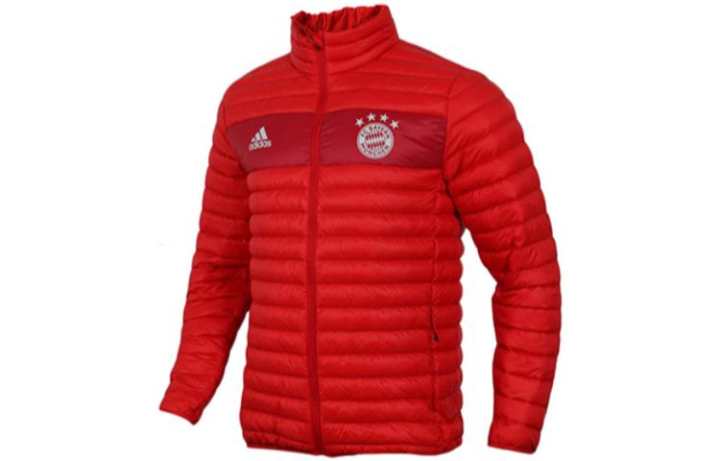 Adidas Adidas Down Jackets Men's Red Stand Collar Lightweight
