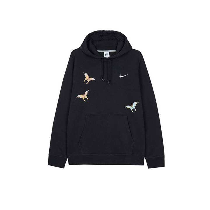 Nike Nike Sweatshirts Men's Black Hooded Moderate Regular