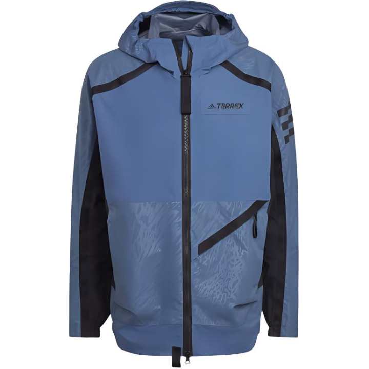 Adidas Adidas x TERREX Terre TERREX UTILITAS RAIN JACKET Jackets & Coats Men's Magical Steel/Black