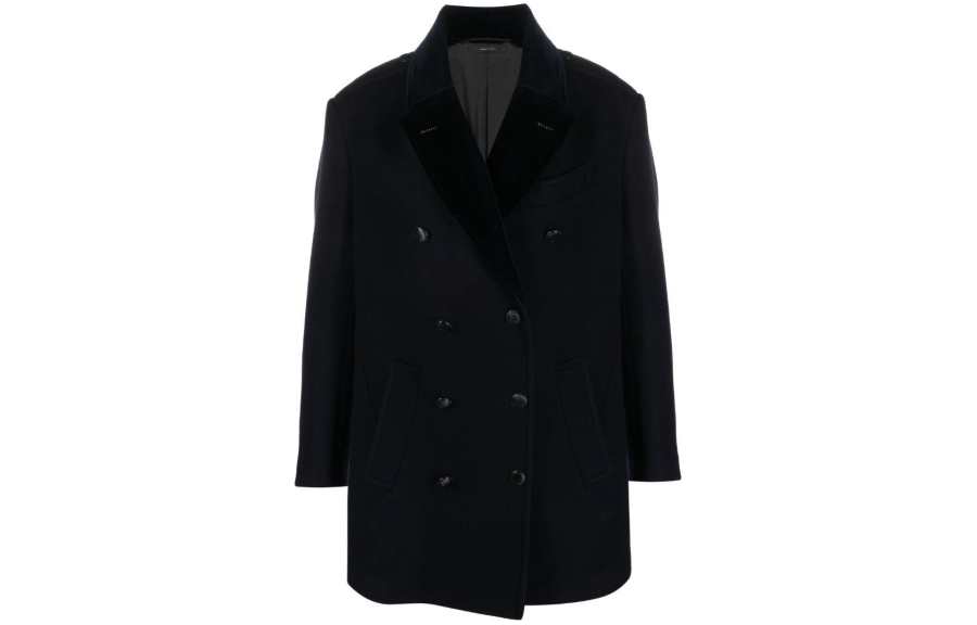 TOM FORD TOM FORD Double-Breasted Long-Sleeved Coat