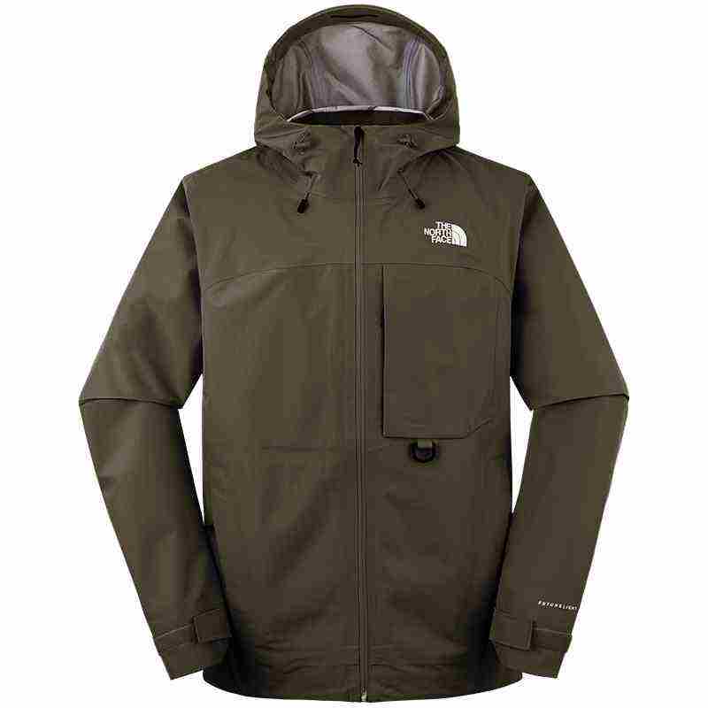 THE NORTH FACE Urban Exploration Windbreaker Jackets Men's Green Hooded Moderate
