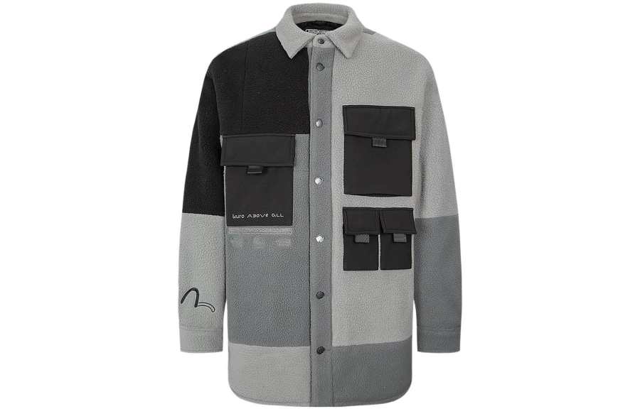 EVISU EVISU Velvet Jackets Men's Lapel Moderate