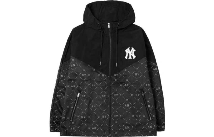 MLB New York Yankees Jackets Unisex Black Hooded Moderate Other