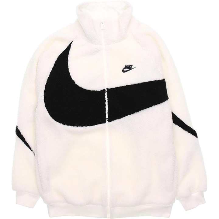 Nike Nike Velvet Jackets Men's White Stand Collar Moderate