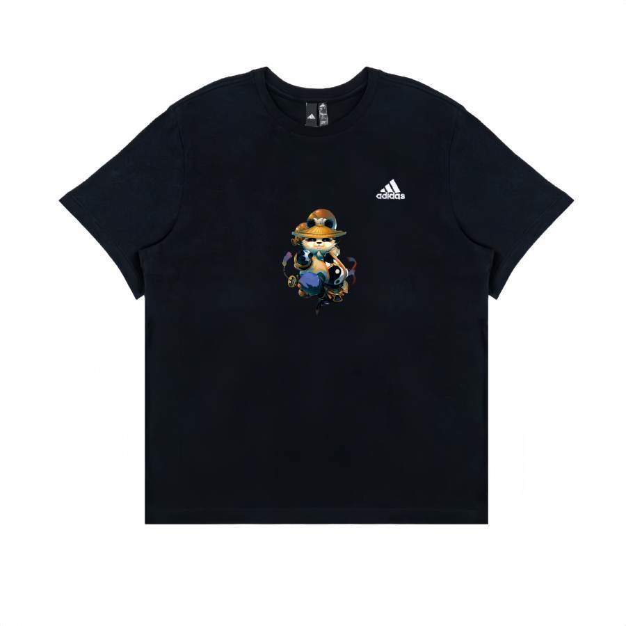 Adidas Adidas T Shirts Unisex Black Crew Neck Moderate Straight Fit