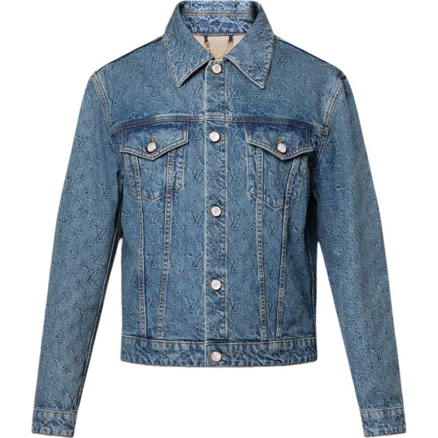 LOUIS VUITTON LOUIS VUITTON Monogram Jacquard Denim Jacket