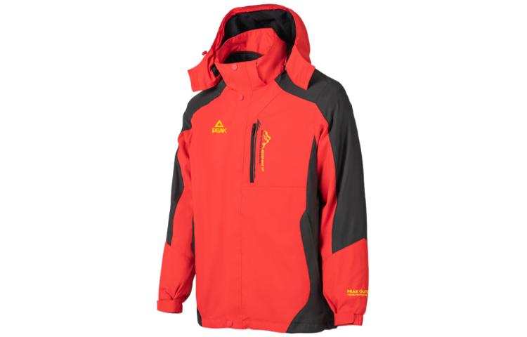 PEAK PEAK Jackets Men's Red Hooded Moderate Other