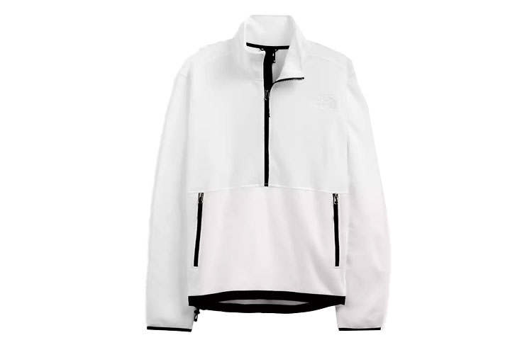 THE NORTH FACE Velvet Jackets Men's White Stand Collar Moderate