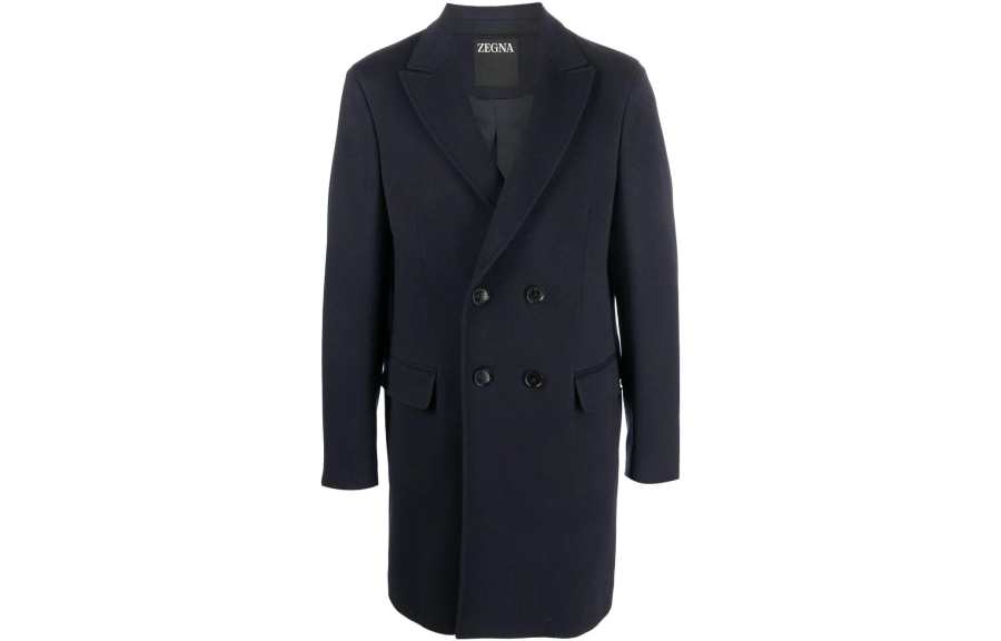Ermenegildo Zegna FW22 Coat Men's Marine Blue