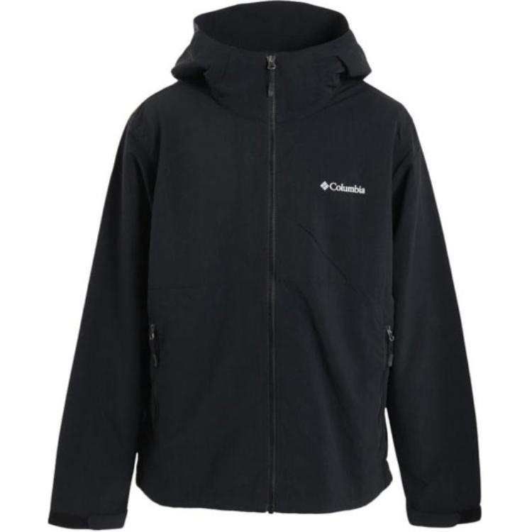 Columbia Jackets Men's Black Hooded Moderate Other