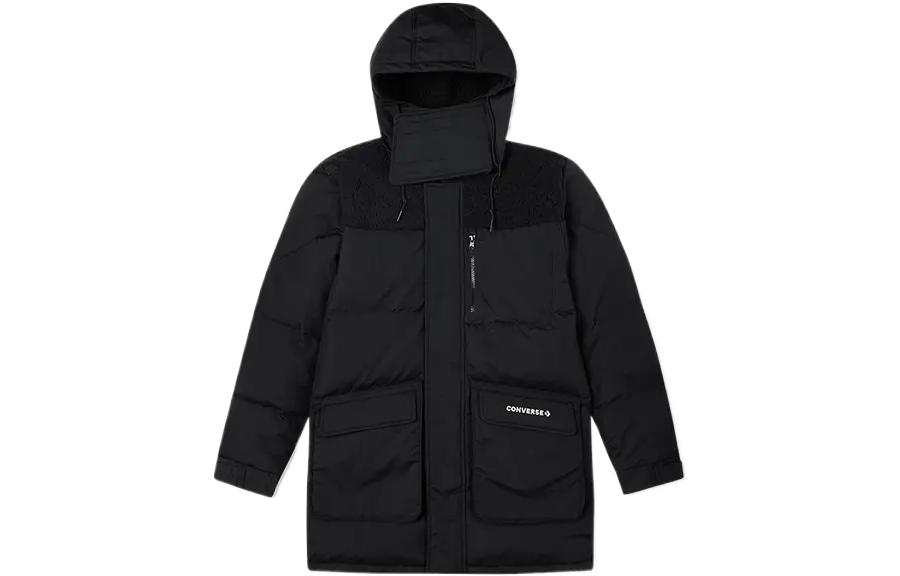 Converse Converse Down Jackets Men's Black Hooded Moderate Other