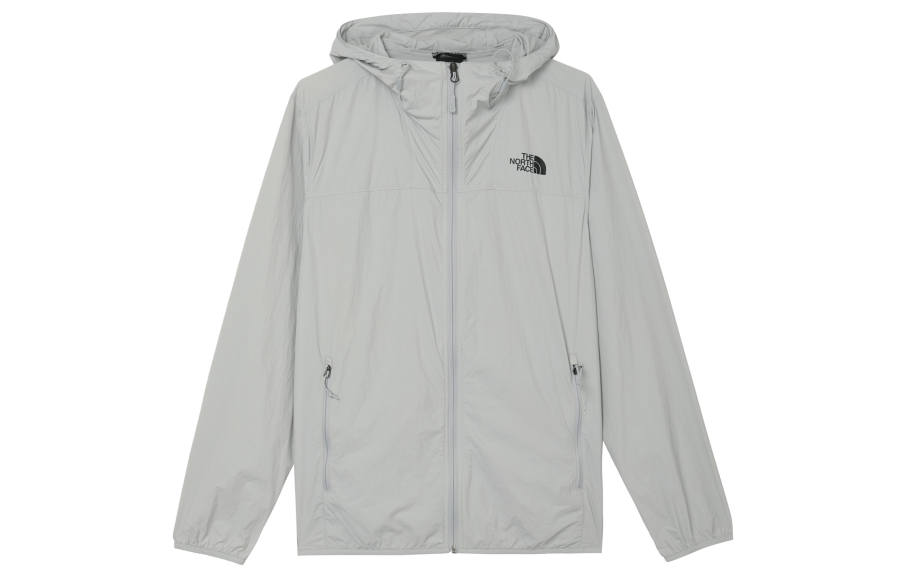 THE NORTH FACE M Upf Wind Jkt-Ap High Rise Grey Medium Men's Asia Version