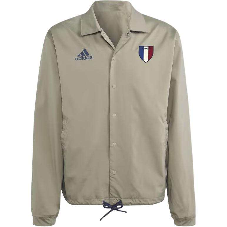 Adidas Adidas French Capsule Rugby Lifestyle Jacket Jackets & Coats Men's Silver Pebble