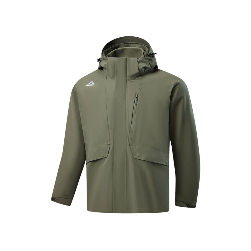 PEAK PEAK Windbreaker Jacket Men's Straw Hat Green