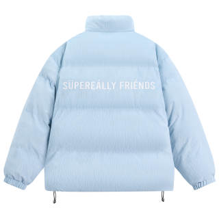 SUPEREALLY Winter Puffer Jacket Unisex Clothing