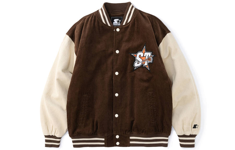 STARTER STARTER Baseball Jerseys Men's Light Brown V Neck Moderate