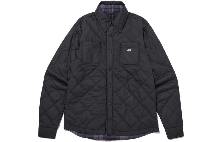 THE NORTH FACE INSULATED FLANNEL Puffer Jacket Unisex Black