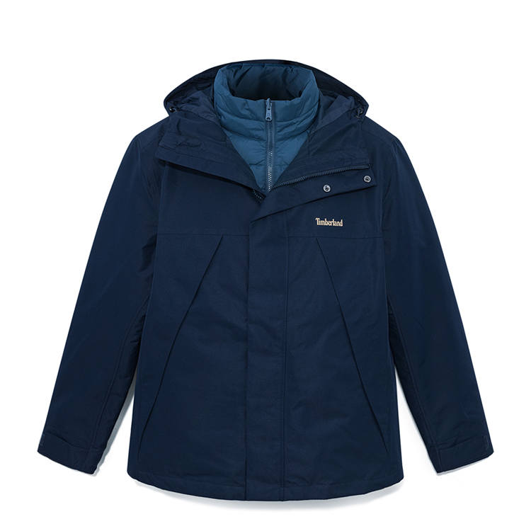 Timberland Waterproof And Windproof Windbreaker Jacket Men's Dark Sapphire