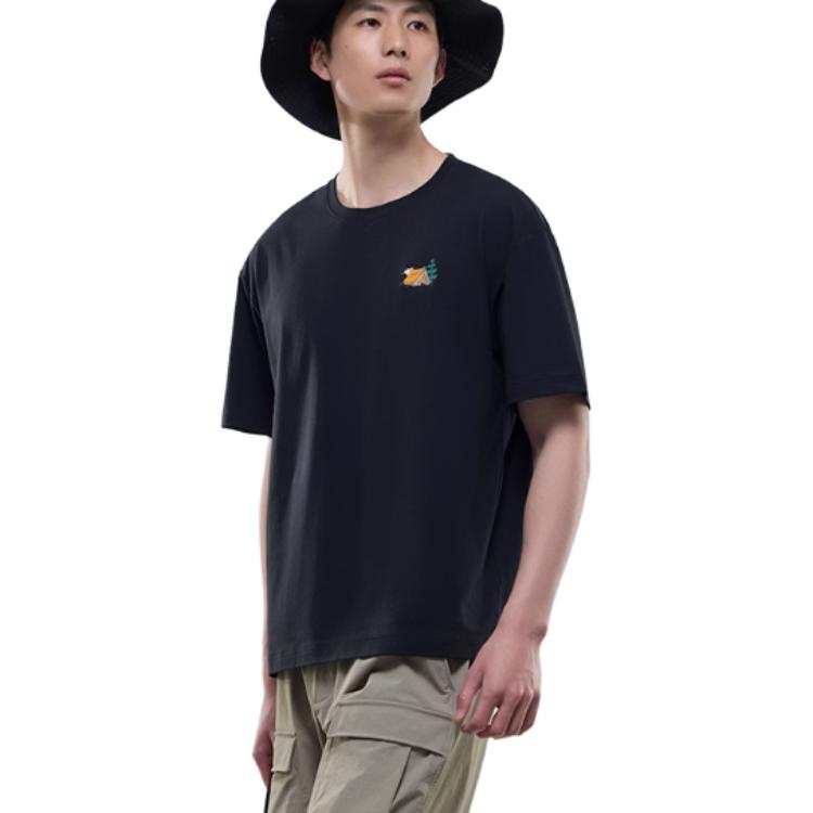 ANTA Anta Outdoor Collection T Shirt Men's Basic Black