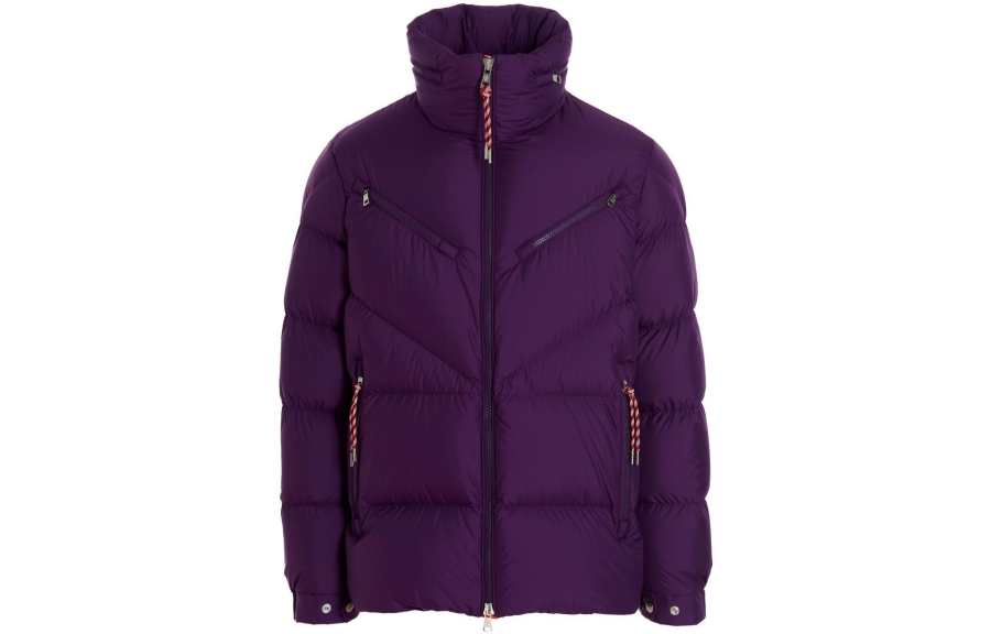 Moncler Moncler Down Jackets Men's Purple Stand Collar Thickened Other