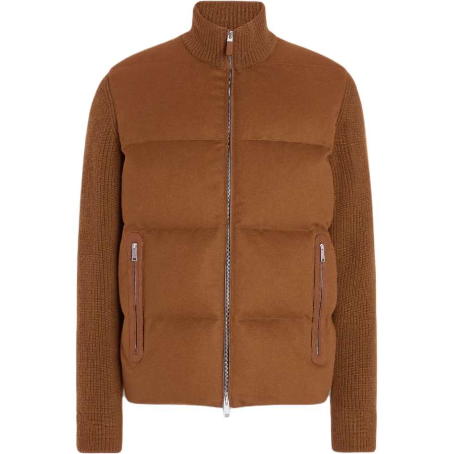 Ermenegildo Zegna FW24 Down Jacket Men's Brown
