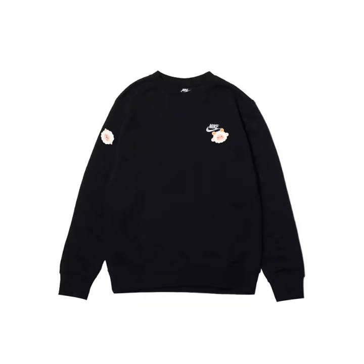 Nike Nike Sweatshirts Men's Black Crew Neck Moderate Regular