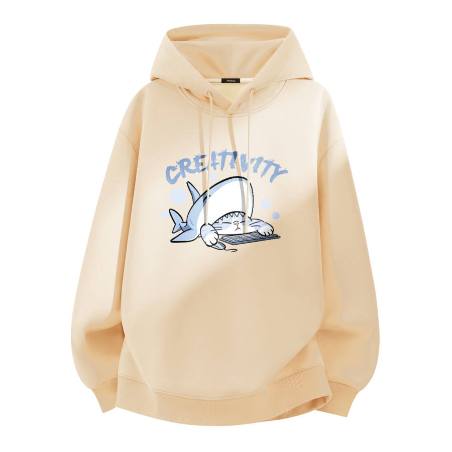 MINISO Sweatshirts Unisex Hooded Thickened Heavyweight