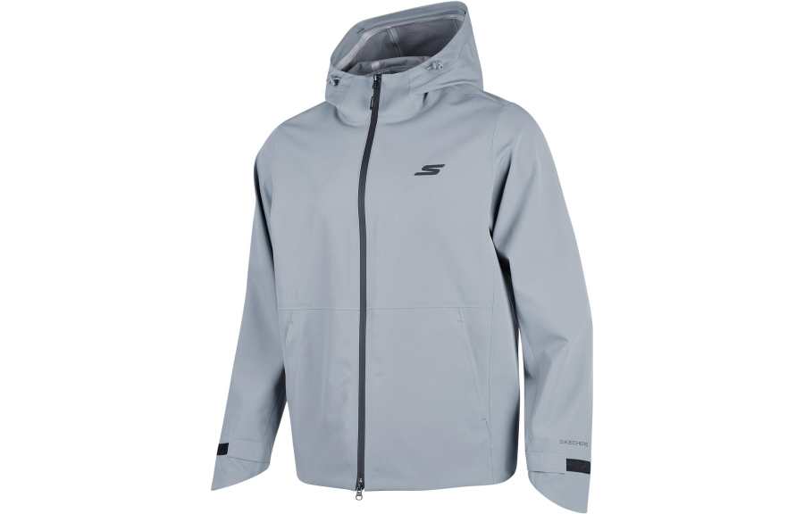 Skechers Sports Collection Jackets Men's Trade Wind Gray/02N6 Hooded Moderate Other