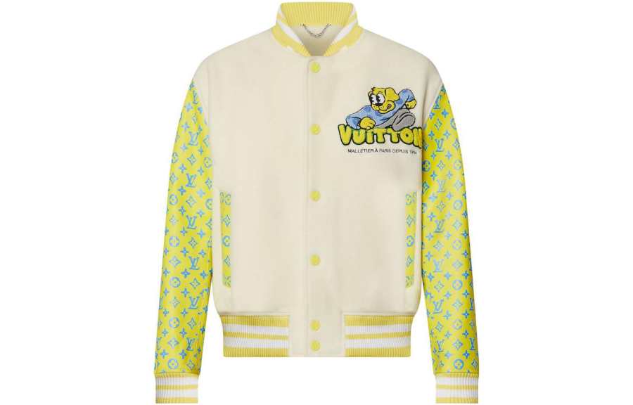 LOUIS VUITTON LOUIS VUITTON SS23 Baseball Jacket Men's Yellow
