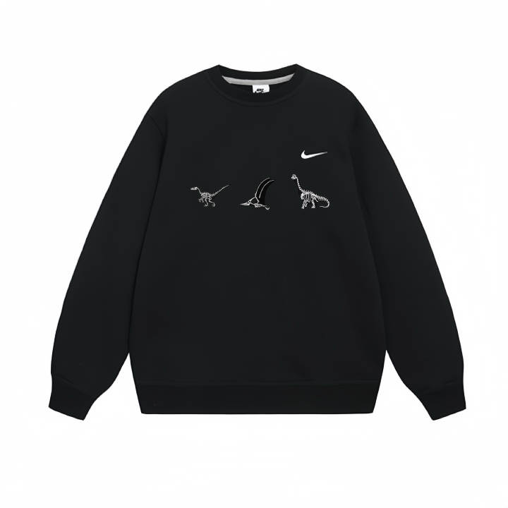 Nike Nike Sweatshirts Unisex Black Crew Neck Moderate Regular