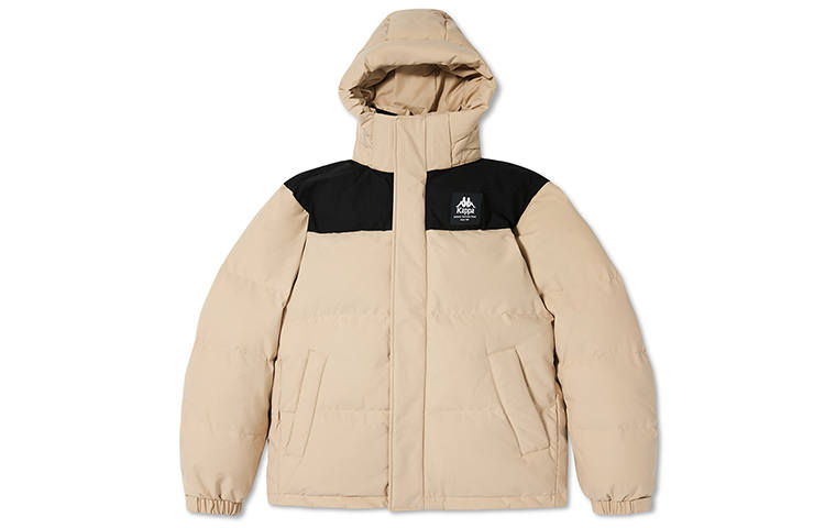 Kappa Kappa Down Jackets Men's Hooded Moderate Puffer Jacket