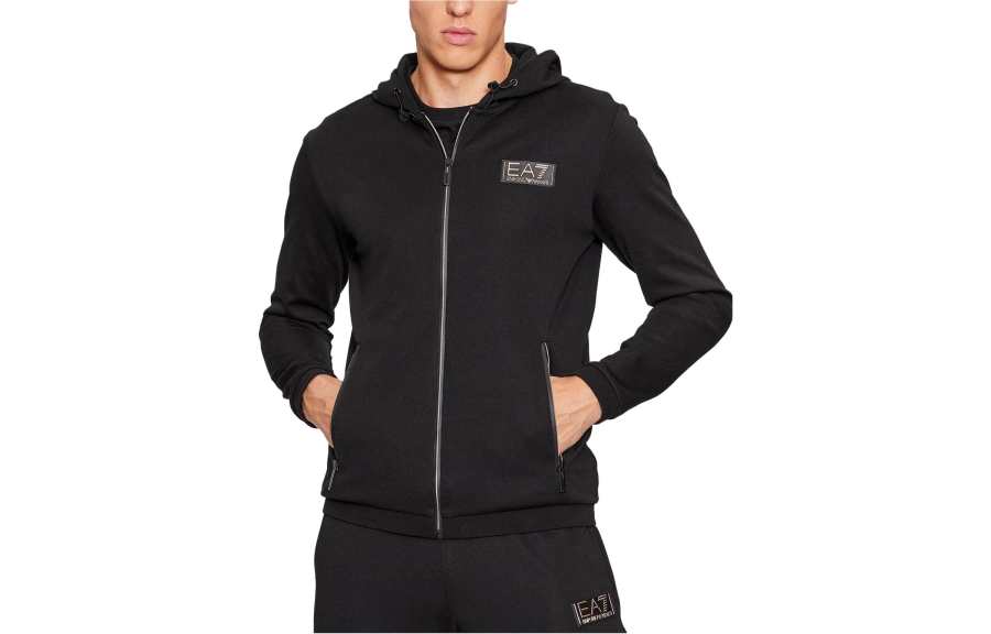 EMPORIO ARMANI EA7 FW23 Jackets & Coats Men's Black