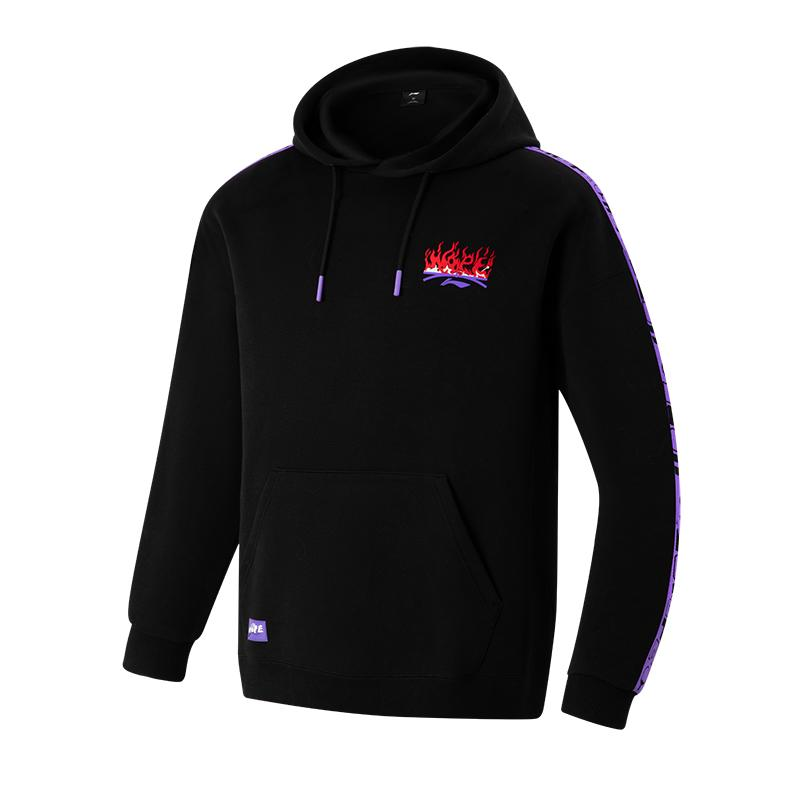 Li-Ning Li Ning Sweatshirts Unisex Black Hooded Non Detachable Moderate Other