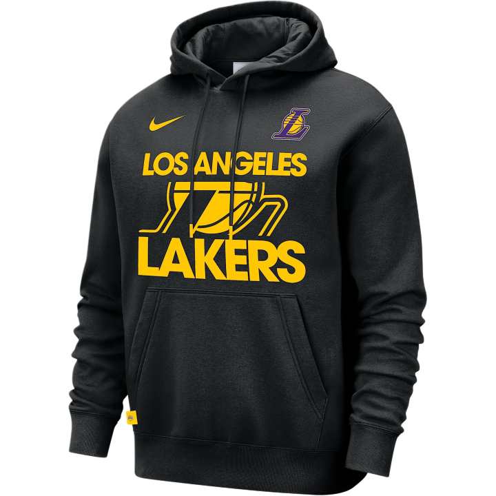 Nike Nike Los Angeles Lakers Club Courtside Men's Nike Nba Pullover Hoodie
