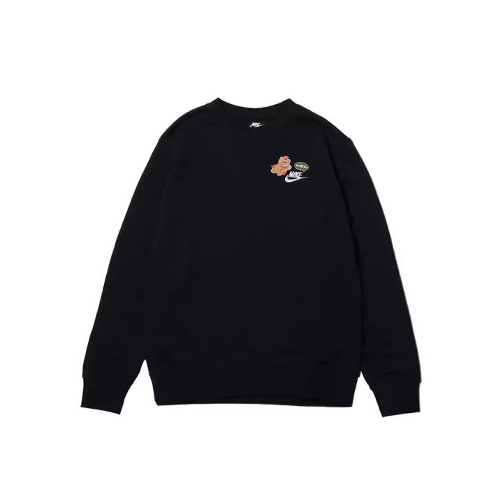 Nike Nike Sweatshirts Men's Black Crew Neck Moderate Regular