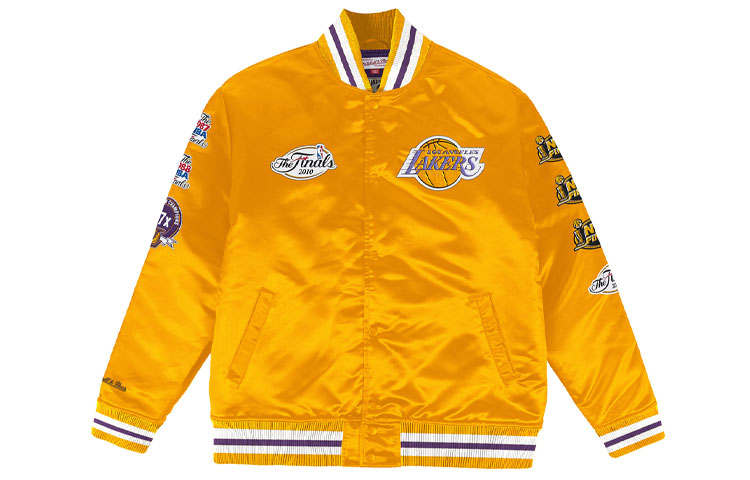 Mitchell Ness Mitchell Ness Baseball Jacket Men's Gold
