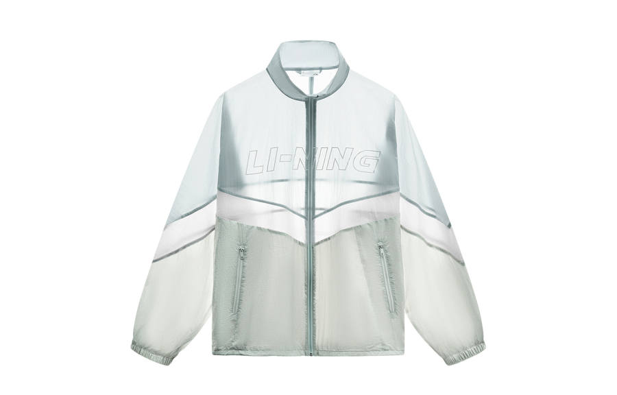 Li-Ning Li Ning Sports Life Collection Sun Protection Clothing Unisex Microcrystalline Gray