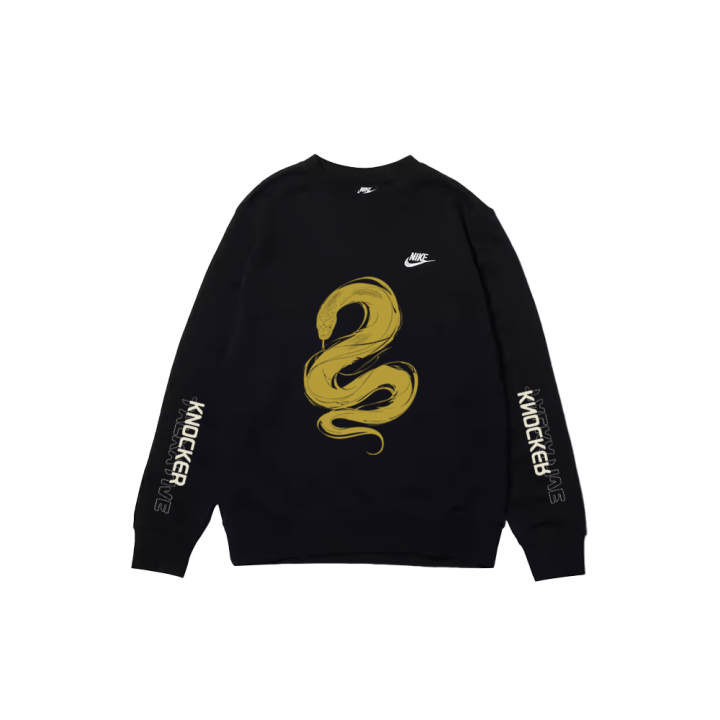 Nike Nike Sweatshirts Unisex Black Crew Neck Moderate Regular