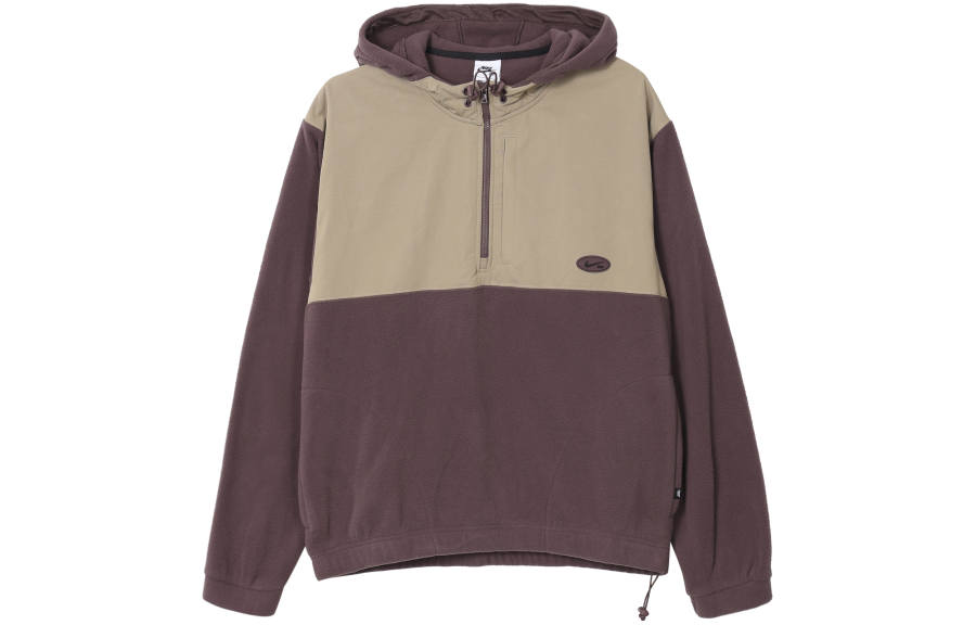 Nike Nike Fleece Paneled Skateboarding Hoodie With Fleece Lining Fleece Clothing Men's Dark Burgundy