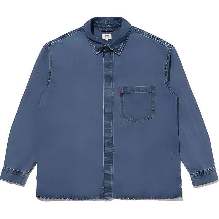 Levis Levis WELLTHREAD Denim Jackets Men's Light Indigo Lapel Moderate Other