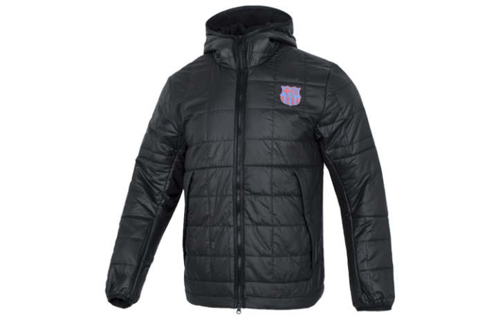 Nike Nike Puffer Jackets Men's Black Hooded Moderate Other
